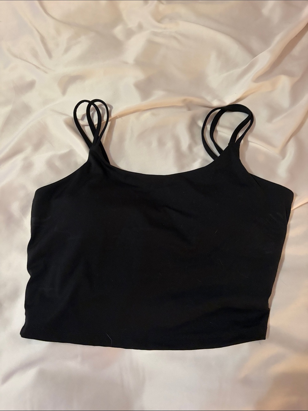 Black Double-Strap Bra